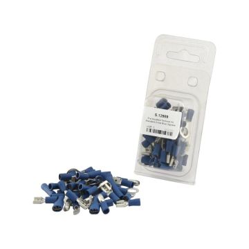Assortiment Kabelschoenen, enkele trekontlasting, Blauw (Agripak 50 stuks)