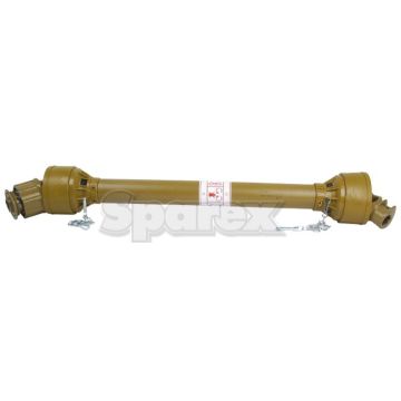 Aftakassen kompleet, (Lz) Lengte: 880mm, 1 3/8 x 6 Spline Q.R. naar 1 3/8 x 6 Spline Overunning Clutch