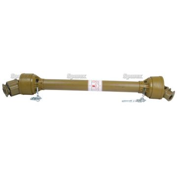 Aftakassen kompleet, (Lz) Lengte: 750mm, 1 3/8 x 6 Spline Q.R. naar 1 3/8 x 6 Spline Overunning Clutch