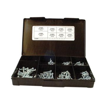Assortiment zelftappende schroeven kruiskop 2.9 - 5.5 verzinkt DIN 7981B Handipak
