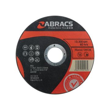 Trennscheibe Metall Ø115 x 1 x 22,23mm A60TBF