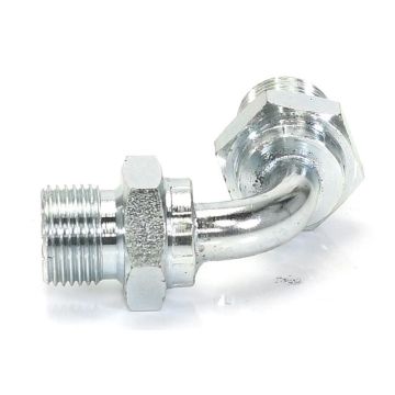 ADPT 3/8\"BSP 90*SWEPT M-M