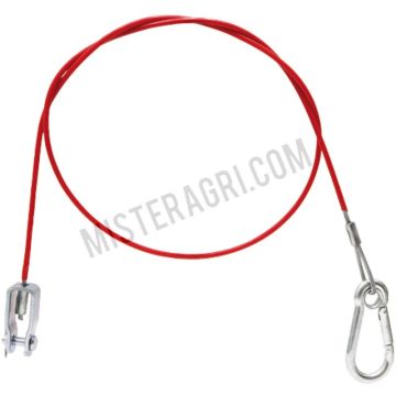 Breekkabel - karabijnhaak, gaffelkop