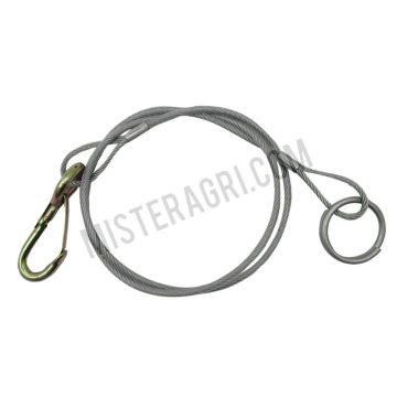 Breekkabel - karabijnhaak, ring