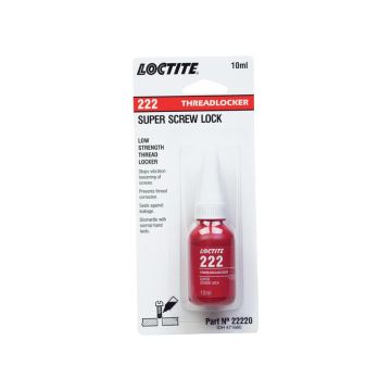 LOCTITE 222 BORGMIDDEL 10ML