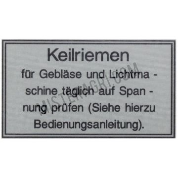 Sticker - ventilator