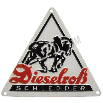 Embleem - Dieselroß Alu voor spatbord