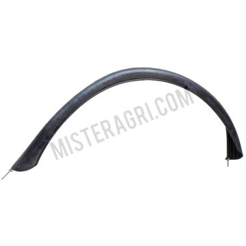 Rubberen rand - 100 x 1770 mm incl. draad en bevestiging