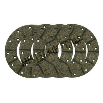 Remvoering - voor voetrem, Ø: 178 mm, 4 stuks, met klinknagels
