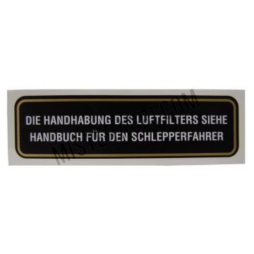 Embleem - luchtfilter