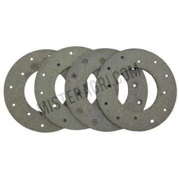 Remvoering - voor voetrem, 4 stuks incl. klinknagels