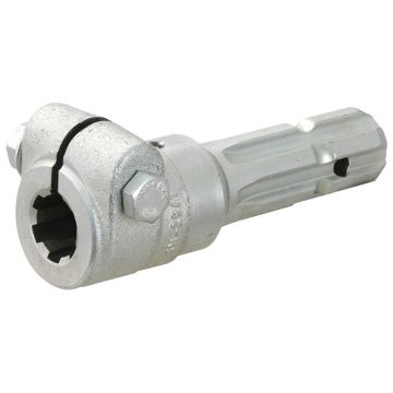 Aftakas Verlengstukken - Spiebaan inwendig 1 1/8'' - 6 x Spiebaan uitwendig 1 3/8'' - 6 met Klembout.