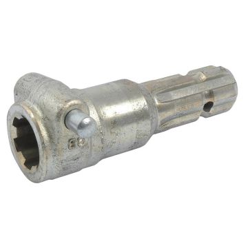 Rallonges de transmission - Rainure de clavette interne 1 3/8 - 6 x Rainure de clavette externe 1 3/8'' - 6 avec goupille de serrage rapide.