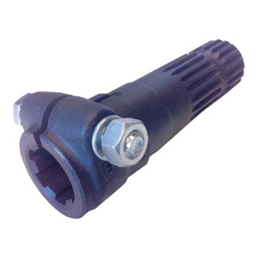 Rallonges de transmission - Rainure de clavette interne 1 3/8 - 6 x Rainure de clavette externe 1 3/4 - 20 avec boulon de serrage.