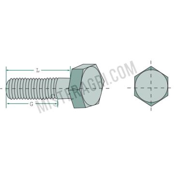 Boulon hexagonal