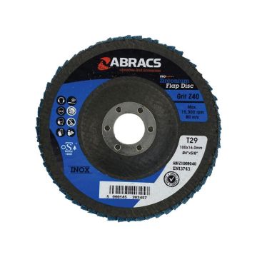 Fächerscheibe Ø100 x 10 x 16mm - 40er Körnung