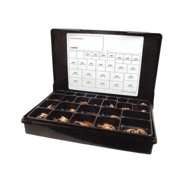 Assortiment koperen ringen 6 - 30mm 680 stuks Compak
