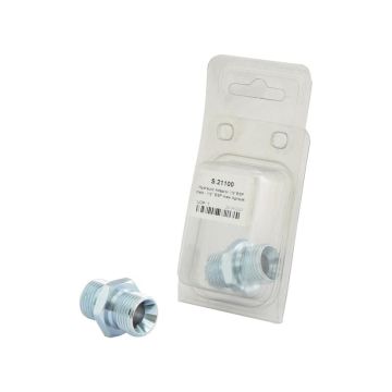 Hydraulisch verloopstuk 1/2'' BSP Man x 1/2'' BSP Man (Agripak 1 stk.)