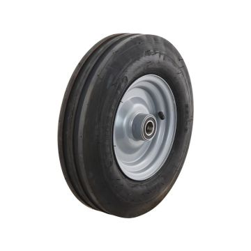 Wiel compleet, 3.50 - 8, 8'', 4PR, 3 Rib