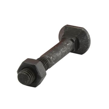 Boulon de charrue M12 x 1,50 x 80 12,9 zingué + écrou 25 pcs Boîte
