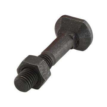 Boulon de charrue M12 x 1,50 x 70 12,9 noir + écrou 25 pcs Boîte
