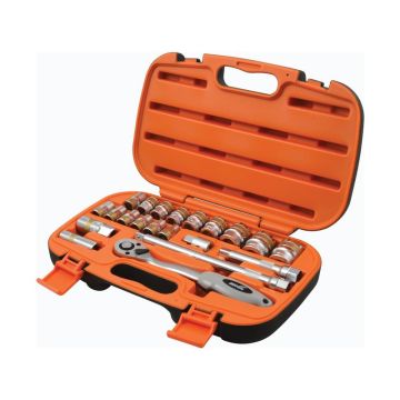 Jeu de douilles 1/2'' (21 pièces)