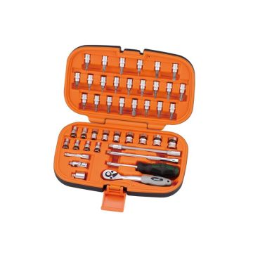 Jeu de douilles 1/4'' (44 pièces)