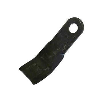 Klepelmes, Lengte: 215mm, Breedte: 60mm.