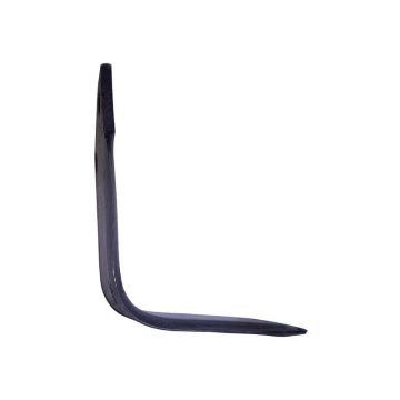 Freesmes Vierkant Rechts 70x7mm Hoogte: 158mm. Gat afstand: 46mm. Gat Ø: 14.5mm. Vervanging voor Sovema