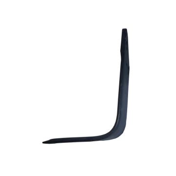Freesmes Vierkant Links 70x7mm Hoogte: 158mm. Gat afstand: 46mm. Gat Ø: 14.5mm. Vervanging voor Sovema
