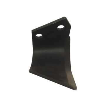 Freesmes Gebogen Links 90x8mm Hoogte: 170mm. Gat afstand: 57mm. Gat Ø: 17mm. Vervanging voor Agram