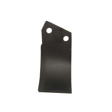 Freesmes Gebogen Rechts 90x8mm Hoogte: 210mm. Gat afstand: 57mm. Gat Ø: 17mm. Vervanging voor Agram