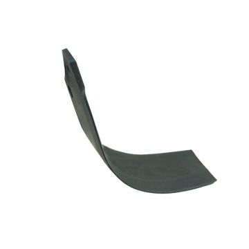 Freesmes Gebogen Rechts 80x7mm Hoogte: 210mm. Gat afstand: 48mm. Gat Ø: 14.5mm. Vervanging voor Maschio