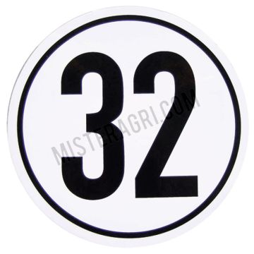 Autocollant - 32 km/h
