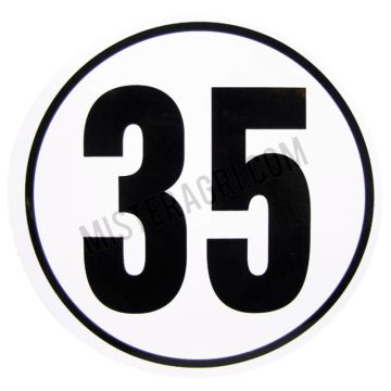 Autocollant - 35 km/h