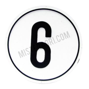 Autocollant - 6 km/h