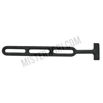 Rubber spanring - verstelbaar, zwart