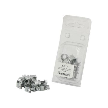 Miniklemme, Minimum Ø7mm, Maximum Ø9mm, 10 Stück Agripak.
