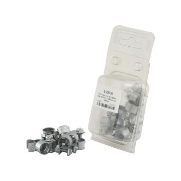 Miniklemme, Minimum Ø8mm, Maximum Ø10mm, 10 Stück Agripak.