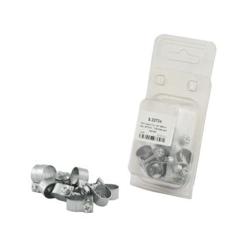 Schlauchschelle, Mindest Ø9mm, Max. Ø12mm, 10 Stk. Agripak.