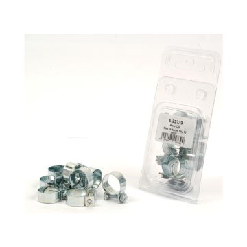 Miniklemme, Minimum Ø14mm, Maximum Ø17mm, 10 Stück Agripak.
