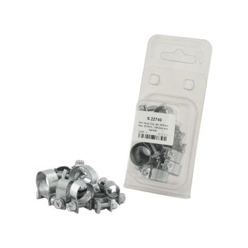 Miniklemme, Min Ø16mm, Max Ø13mm, 12 Stück Agripak.