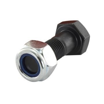 Bout M14x1.50 x40 12.9 zwart+ borgmoer 25 stuks Doos