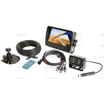 Achteruitrij camera systeem met bedrading en 7'' LCD Monitor & 1 Camera