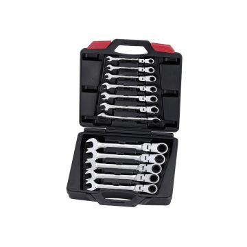 Ringratel - Steeksleutelset (12 stuks) ratel/schanier