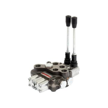 Sparex Hydraulisch stuurventiel 1/2'' BSP Poorten 2 Sect. (60 L/min Volumestroom)