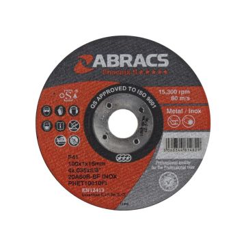 Disque de coupe Métal Ø100 x 1.6 x 16mm 20A46RBF