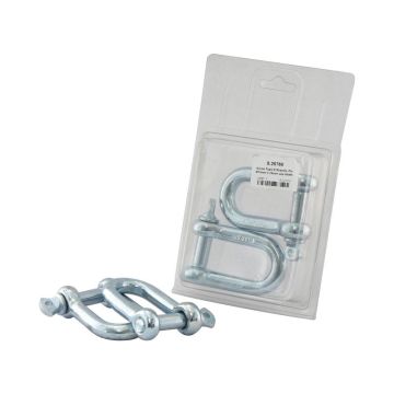 D-Clasp galvanisé, goupille Ø12mm x 24mm largeur de griffe (2 pièces Agripak)