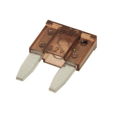 Fusible de connecteur 7,5 Amp Mini - brun foncé