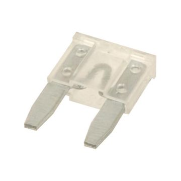 Fusible à lame 25 Amp Mini - Blanc Transparent